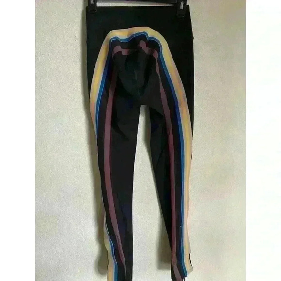 Free People Movement Run Racer Stripe Sporty Athleisure High Rise Leggings S - Picture 2 of 14